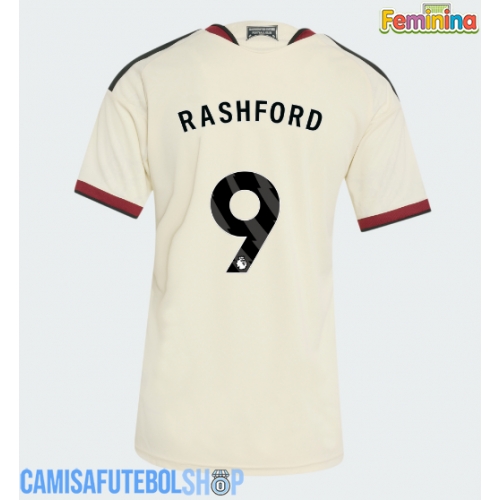 Camisa de time de futebol Manchester United Marcus Rashford #9 Replicas 3º Equipamento Feminina 2026-27 Manga Curta